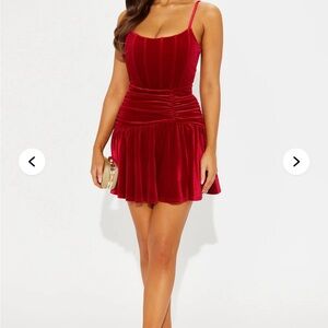 Fashion Nova Red Mini Dress